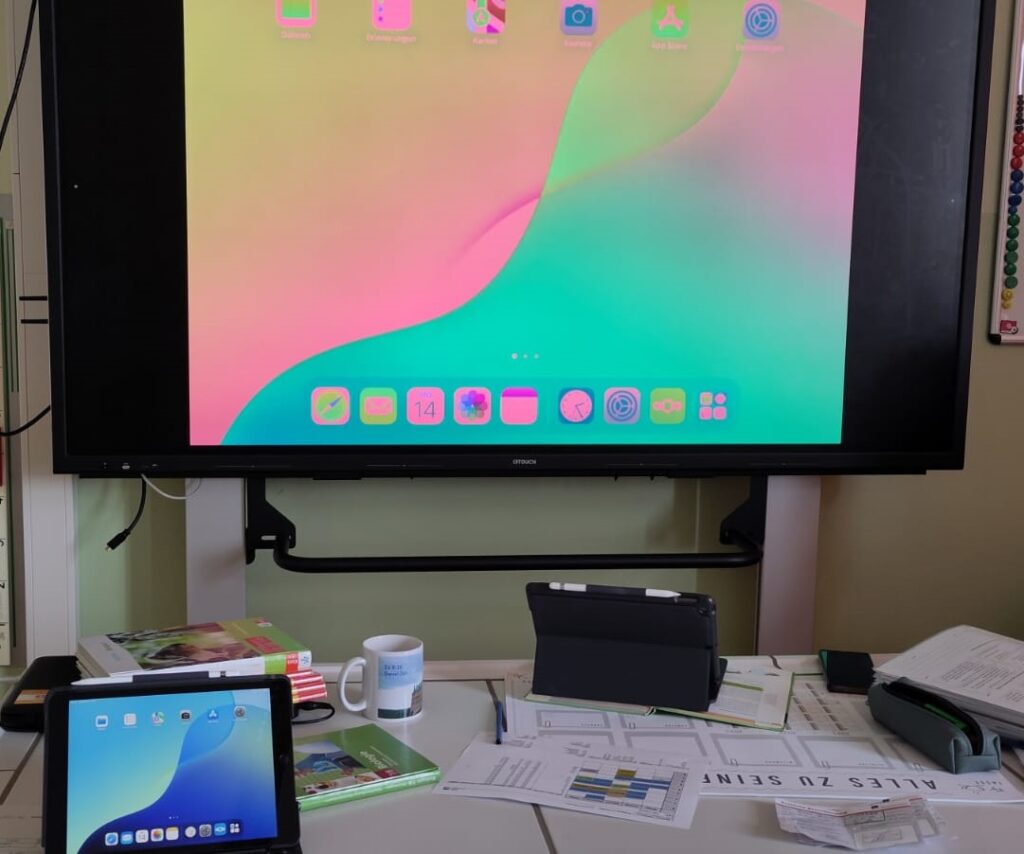 i3 smartboard x2 falsche Farben Darstellung iPad Spiegeln